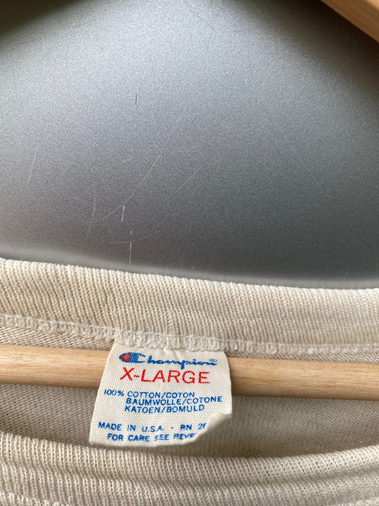 Vintage 80s Champion Logo Shirt (XL)