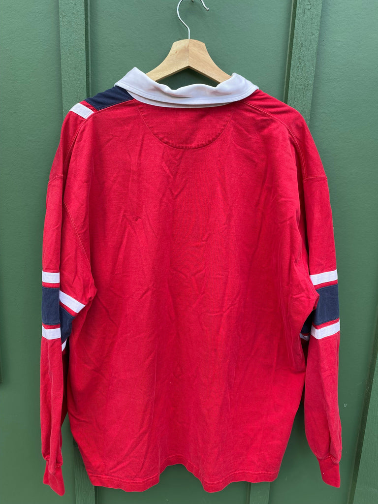 Vintage 90s Land's End Rugby Shirt (XL)