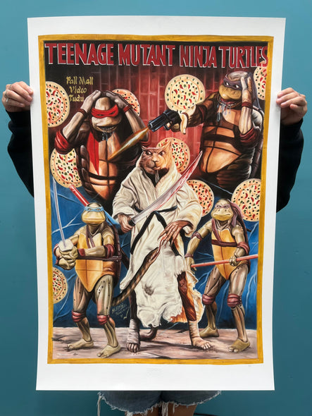 Teenage Mutant Ninja Turtles (TMNT) - Limited Edition Archival Giclée Print from Static Medium by H.K. Mathias