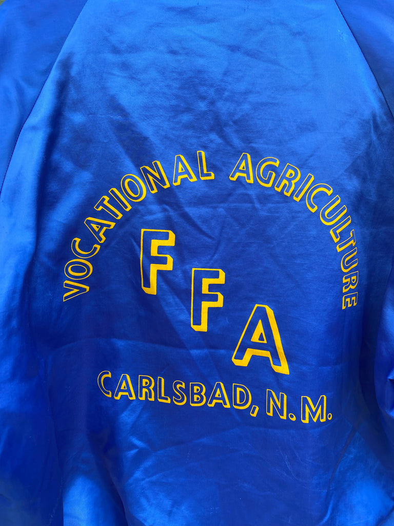 Vintage 70s FFA New Mexico Satin Jacket (L/XL)