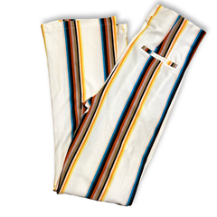 Retro Striped Flare Pants