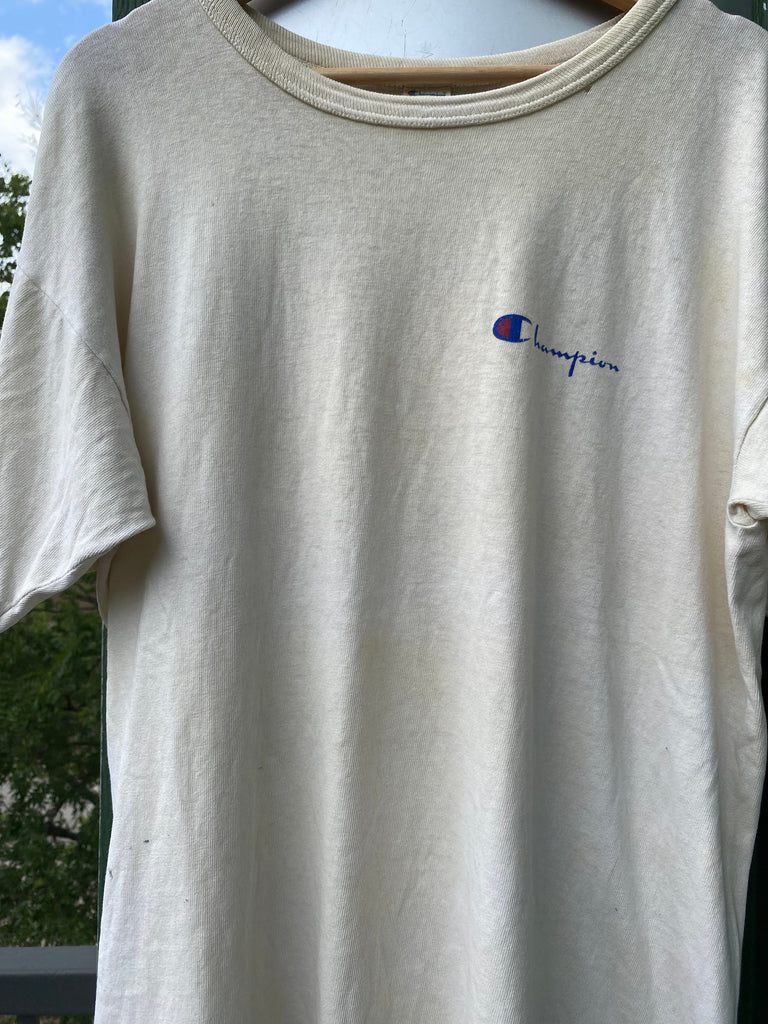 Vintage 80s Champion Logo Shirt (XL)