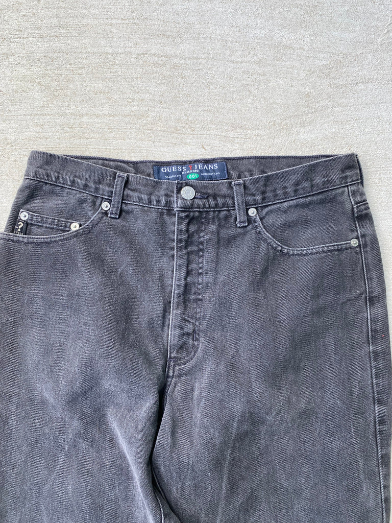 Vintage 90s Black Guess Jeans (32)