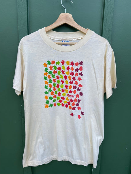 Vintage 90s Vermont Fall Leaves Tee (S/M)