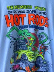 Vintage 90s Rat Fink Hot Rod Tee (M)