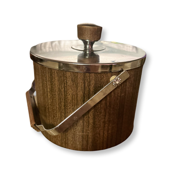 MCM Kromex Faux Bois Ice Bucket