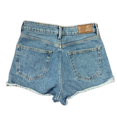 Rose Embroidered Denim Shorts