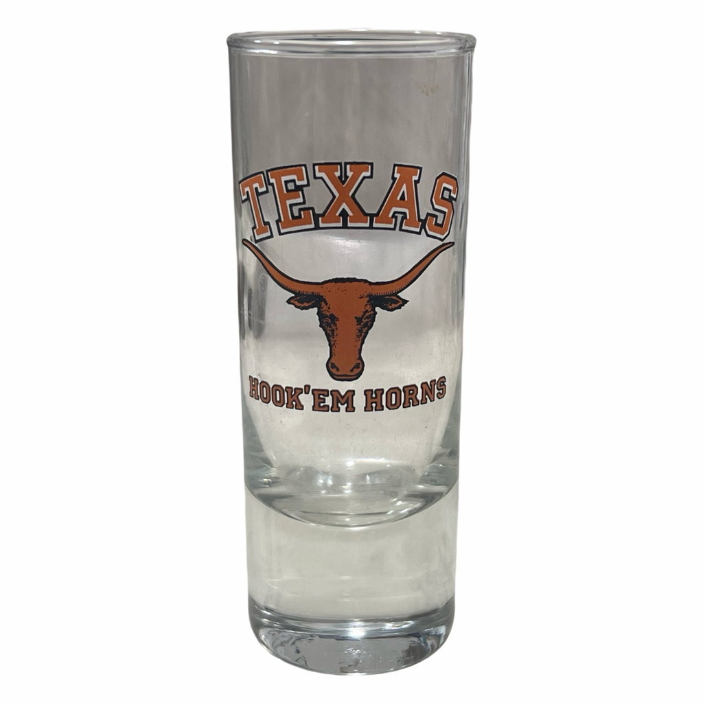 Vintage UT Hook 'Em Shot Glass