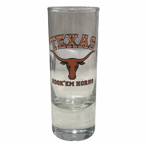 Vintage UT Hook 'Em Shot Glass