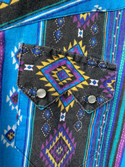 Vintage Tru-West Rockmount Ranchwear Aztec Pearlsnap (XL)