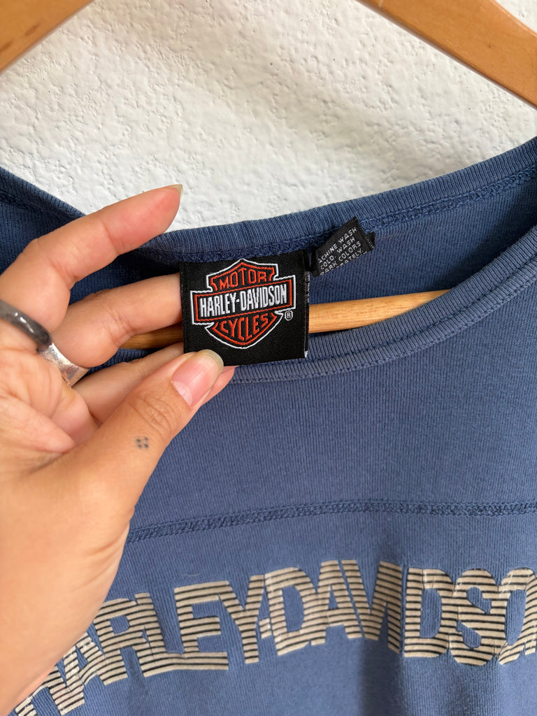 Vintage 90s Harley Davidson Cropped Tee (S/M)