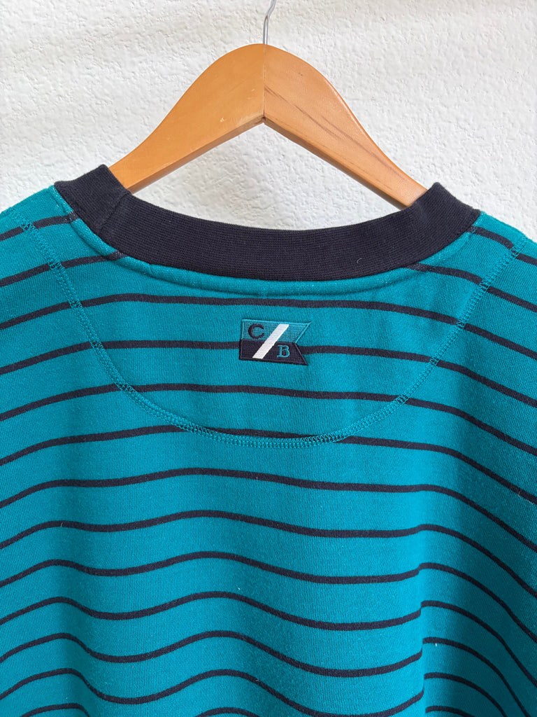 Vintage 90s Striped Sweatshirt (L/XL)