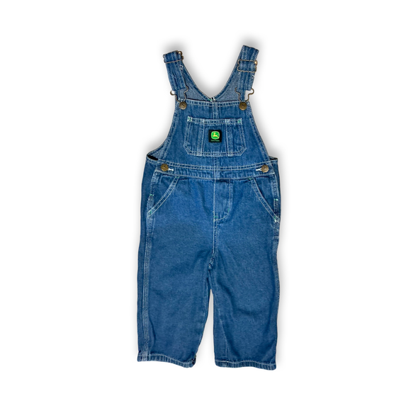 Vintage Kids John Deer Denim Overalls