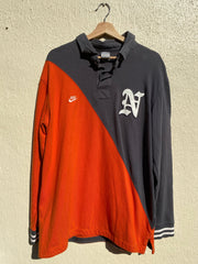 Y2K Nike Netherlands Soccer Kit Rugby Style Shirt (XL)