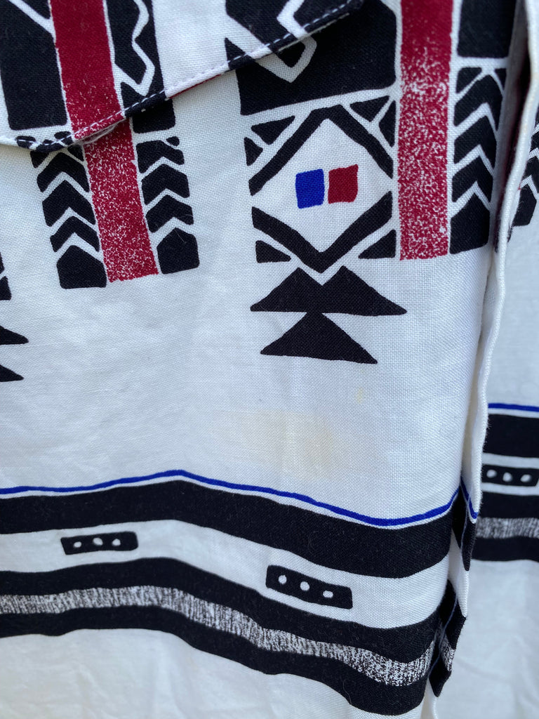 Vintage 90s Brooks and Dunn Aztec Button-Up (XL)