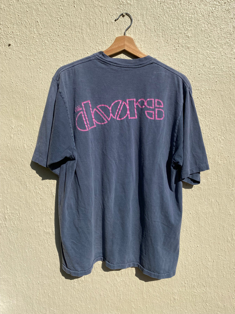 90s Faded Black The Doors Vintage Tee (XL)