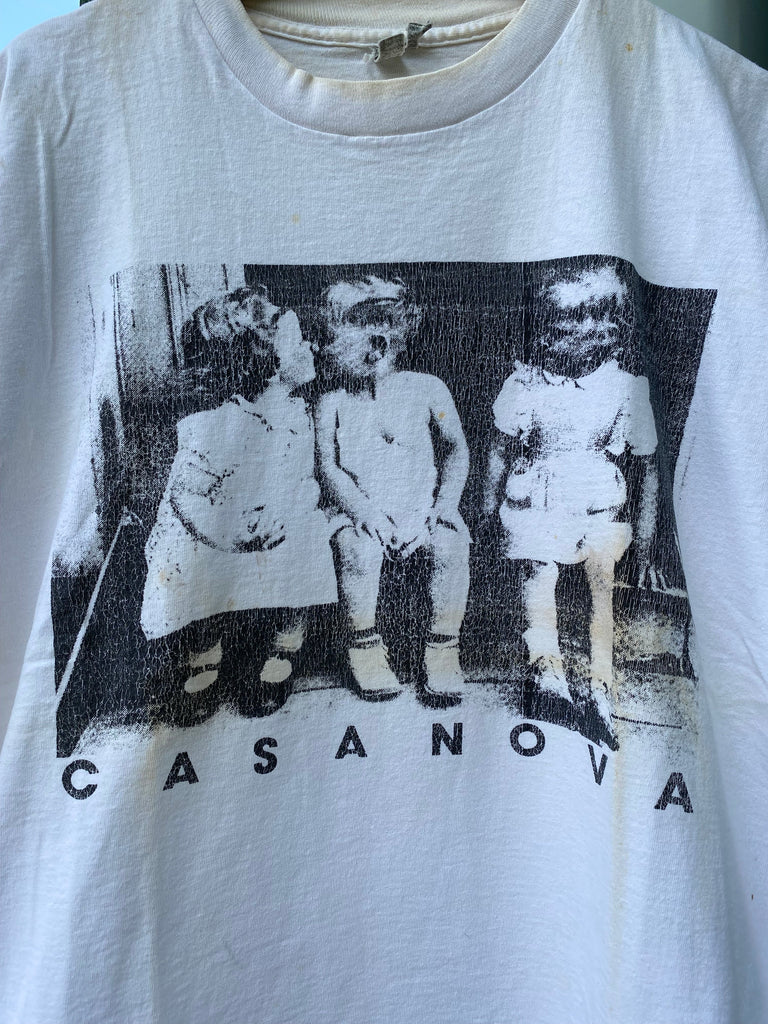 Vintage 90s Distressed Casanova Boxy Tee (XL)