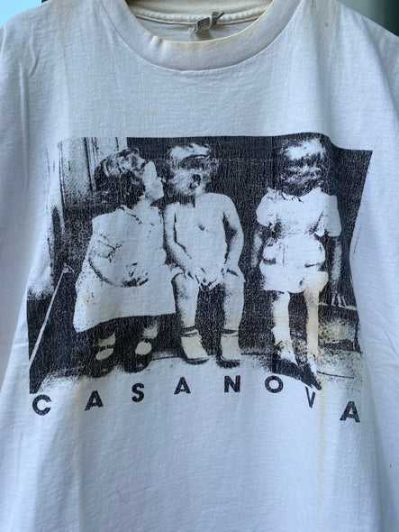 Vintage 90s Distressed Casanova Boxy Tee (XL)