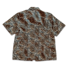 Vintage 90s Button Down Cheetah Top