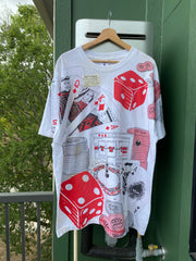 Vintage 90s Casino AOP Tee (XL)
