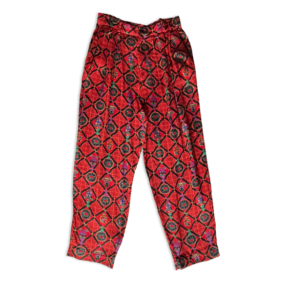 Vintage 90s Printed Trouser Pants