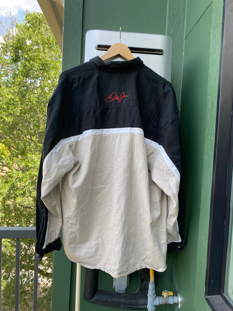 Vintage 90s Distressed Dale Earnhardt Button Down (XL)