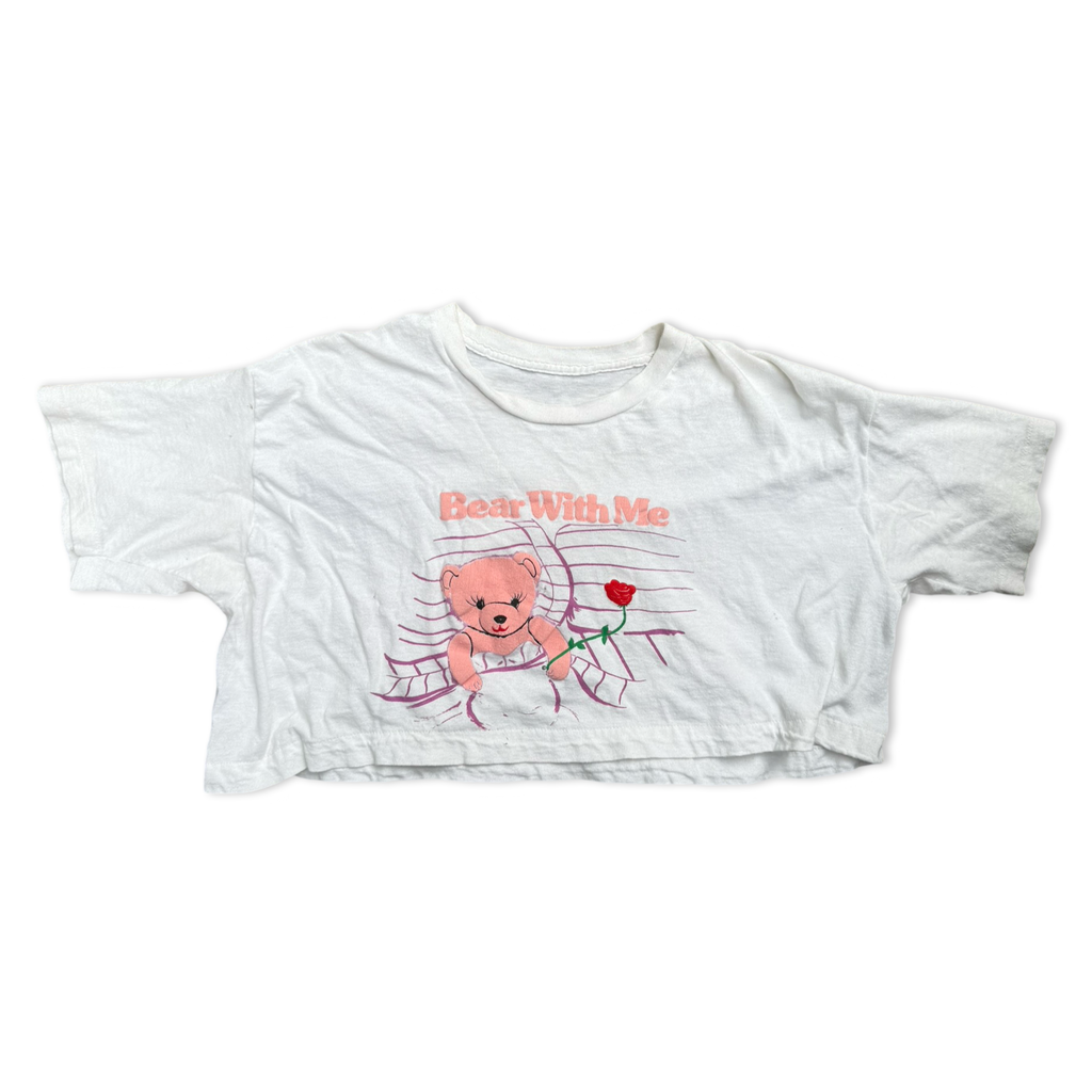 Vintage Bear With Me Crop Tee