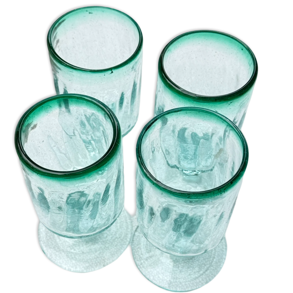 Vintage Stemmed Shot Glasses