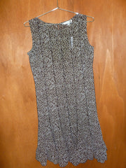 Brown Sheer Confetti Dress (14P)