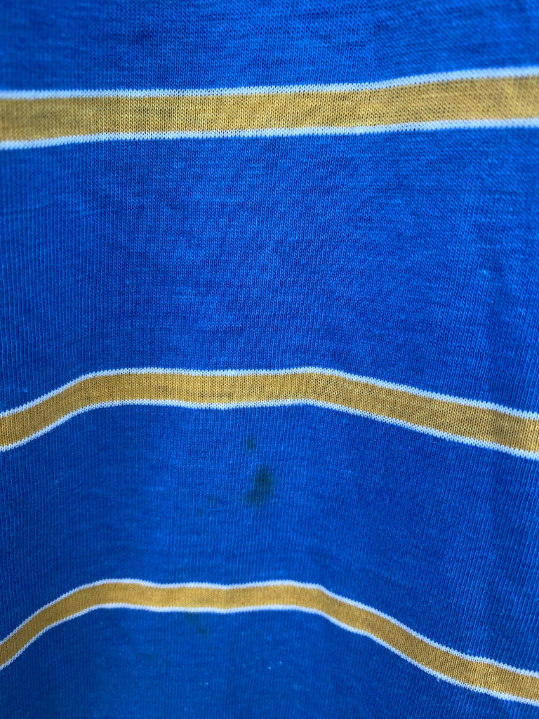 Vintage 80s Striped Cropped Polo Shirt (S/M)