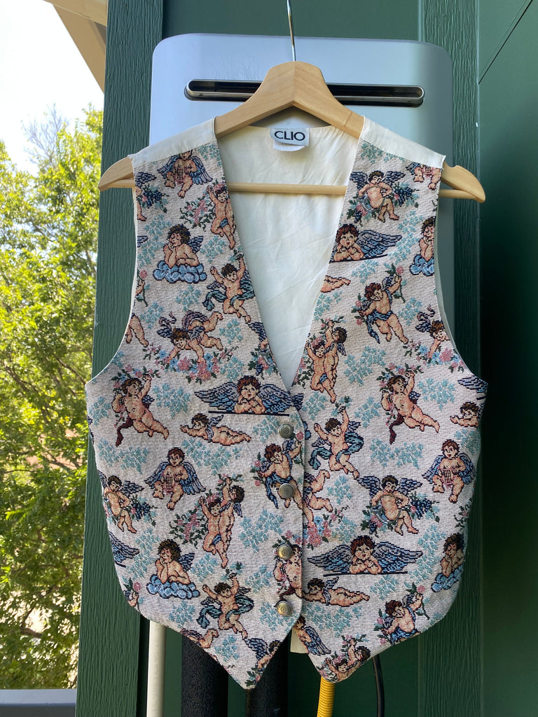Vintage 70s Angel Vest (S/M)