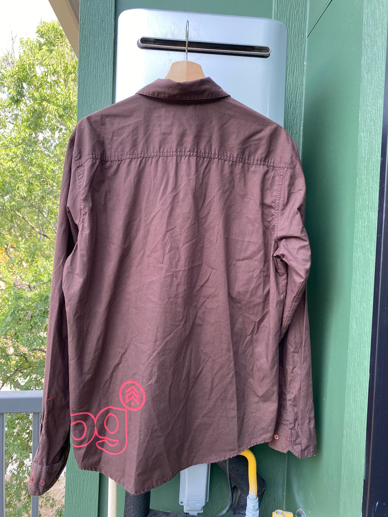 Vintage Y2K Analog Rave Button Down (M/L)