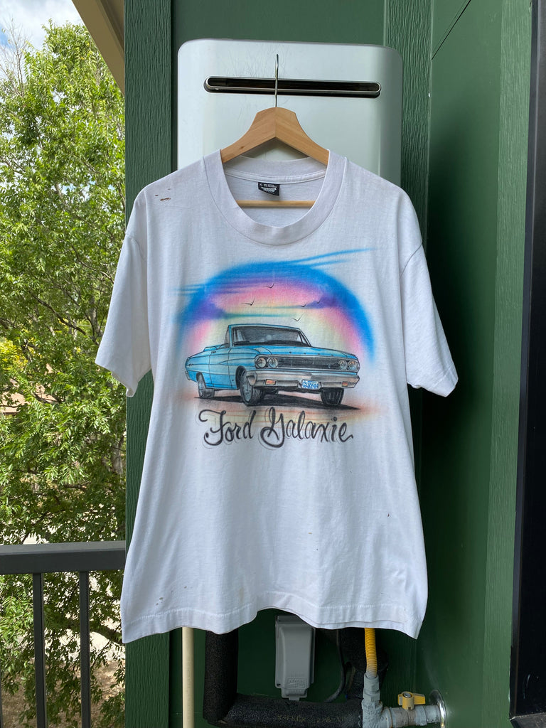 Vintage 80s Airbrushed Ford Galaxie Tee (L/XL)
