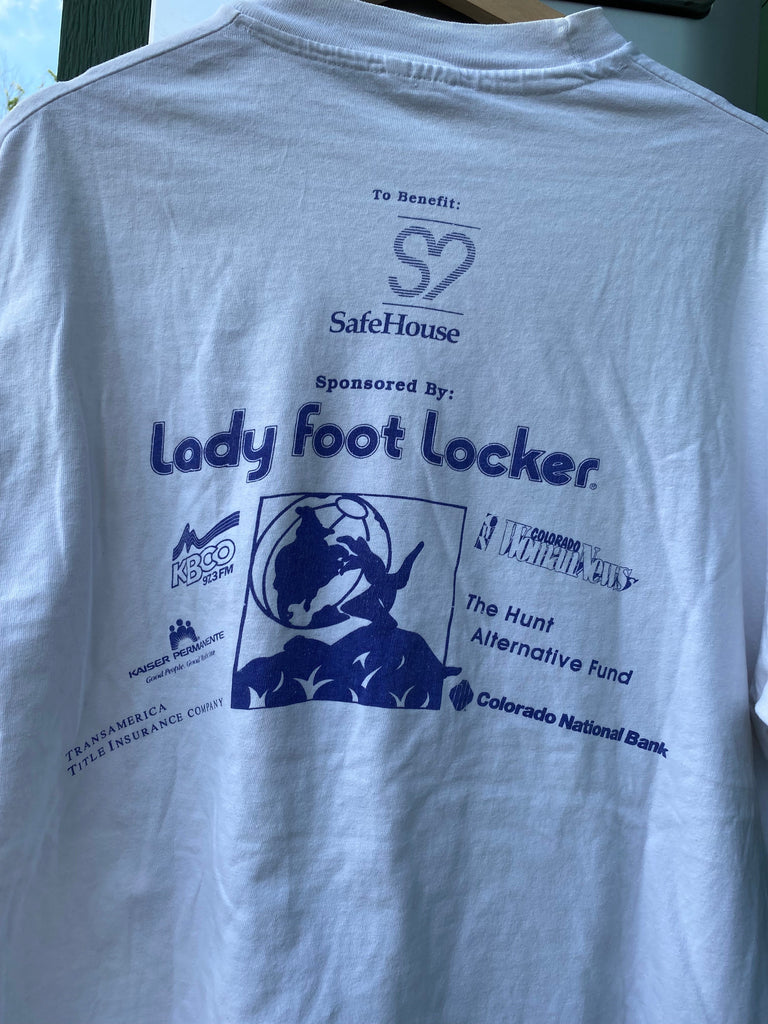 Vintage 90s Lady Footlocker Marathon Tee (XL)