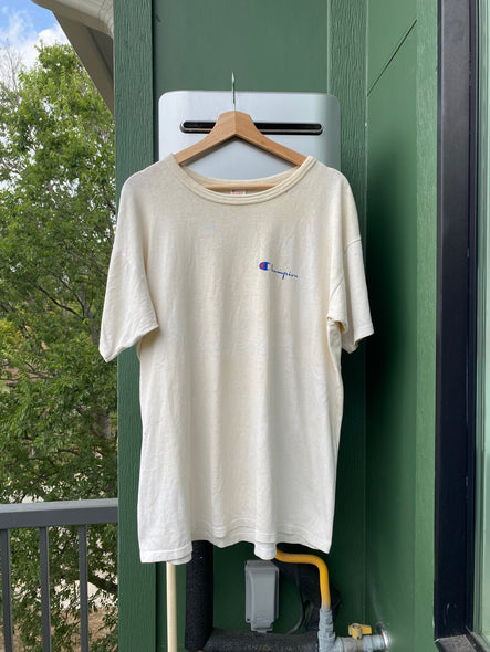 Vintage 80s Champion Logo Shirt (XL)