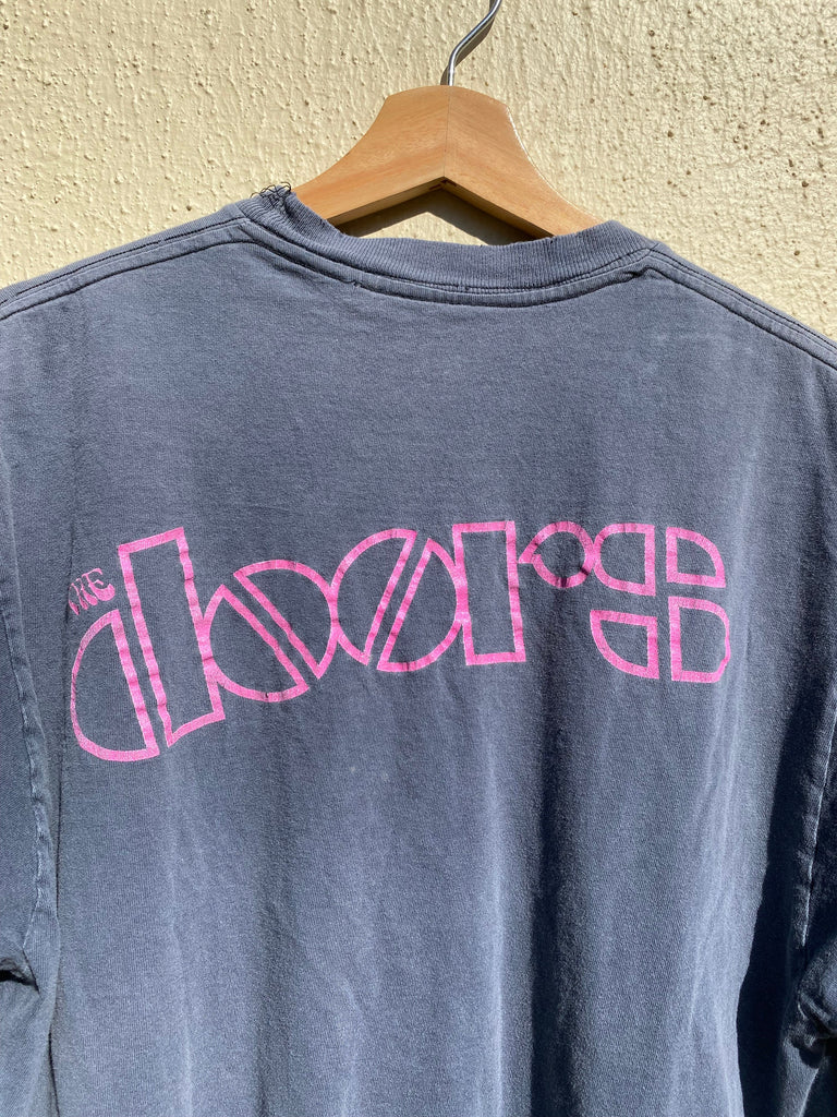 90s Faded Black The Doors Vintage Tee (XL)
