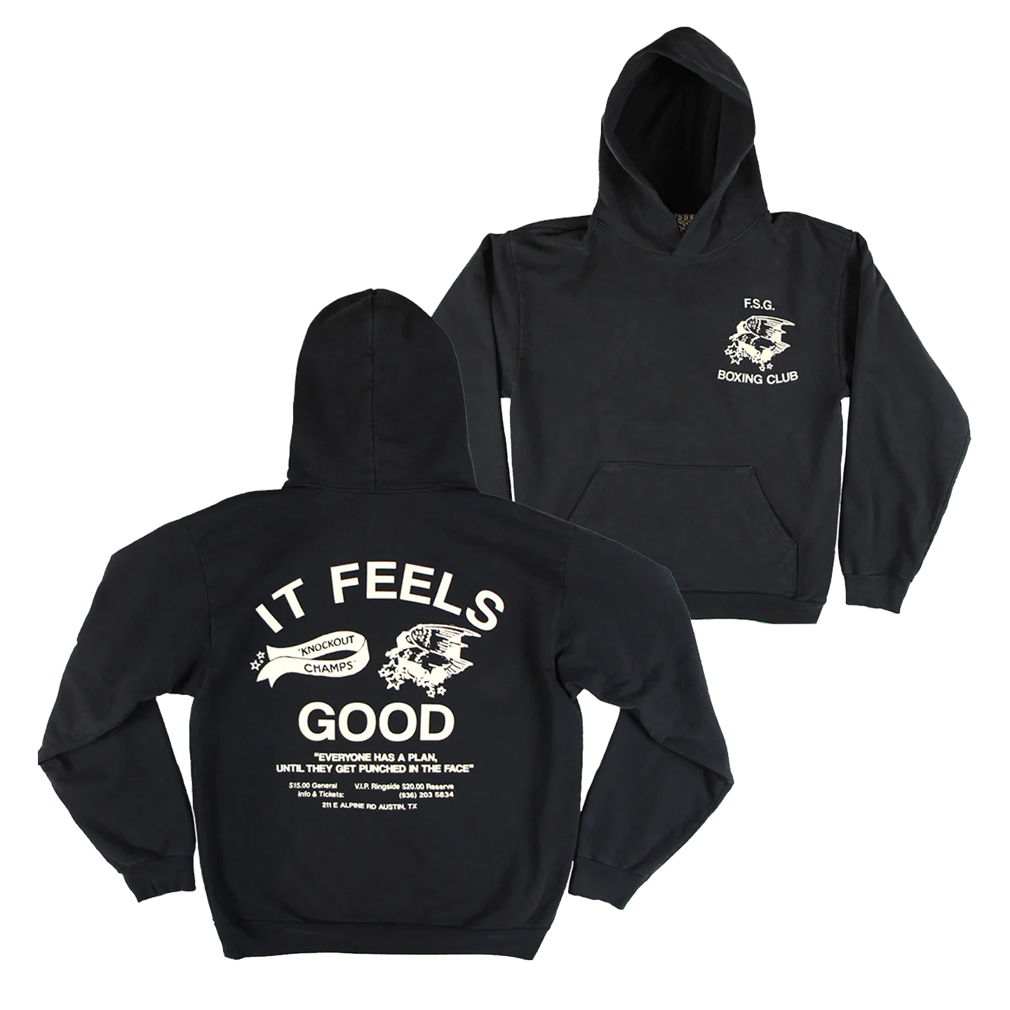 Boxing Club Hoodie – Feels So Good Boxing Club Hoodie – Feels So Good