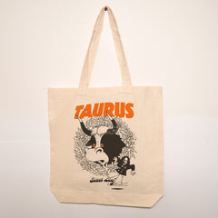 Black Zodiac Taurus Tote - Ships Week of 8/11