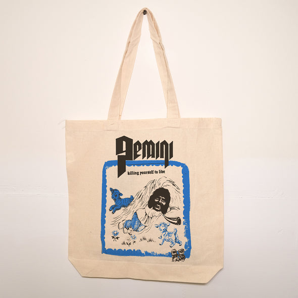 Black Zodiac Gemini Tote - Ships Week of 8/11