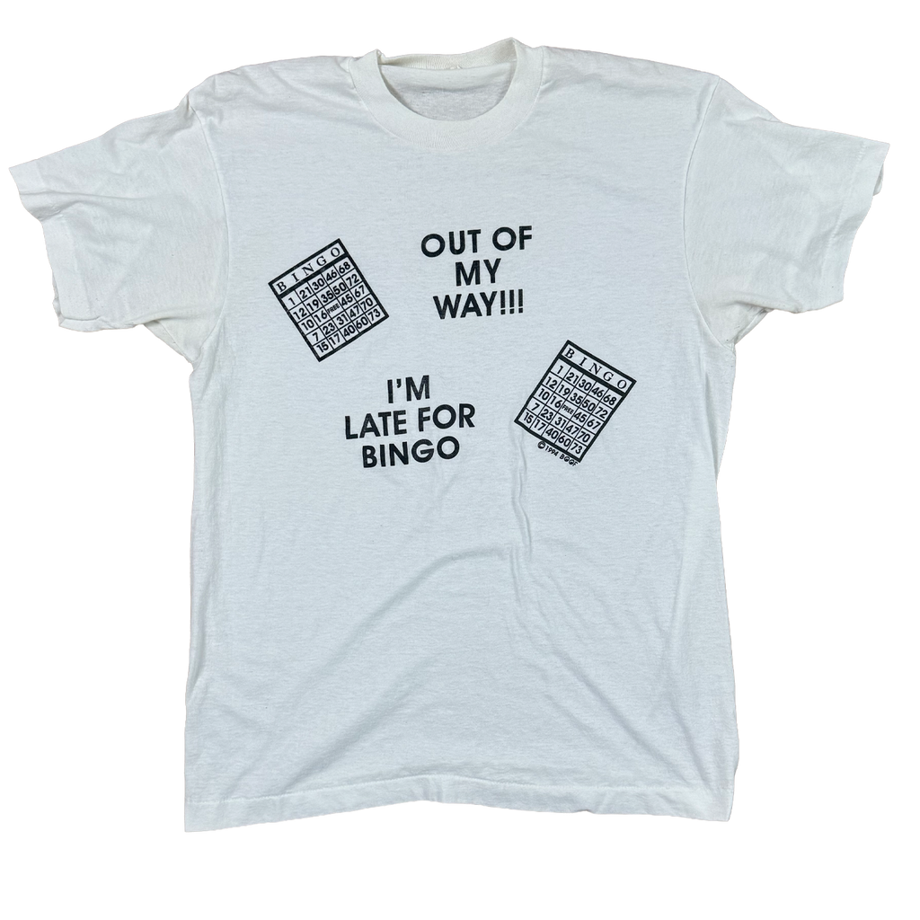 Vintage I'm Late For Bingo Shirt - (L)