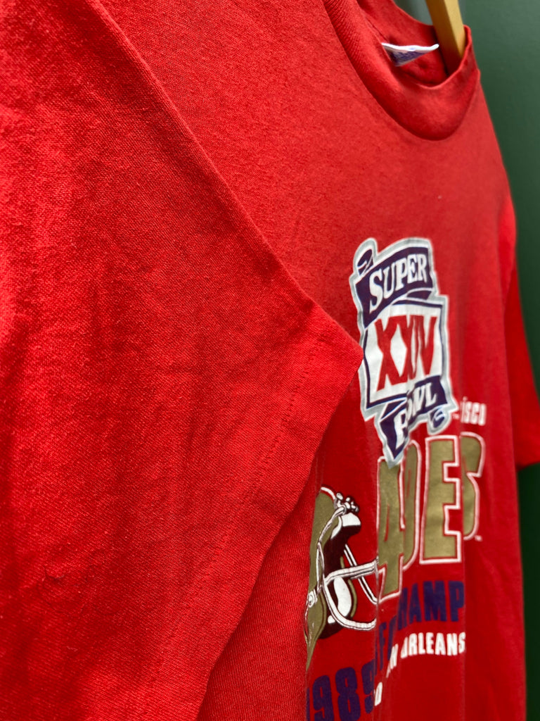 Vintage 80s 49ers Super Bowl Tee (S/M)