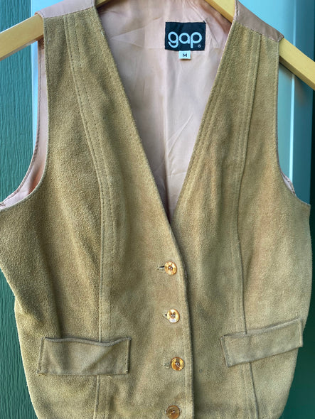 Vintage 70s Gap Suede Vest (S/M)
