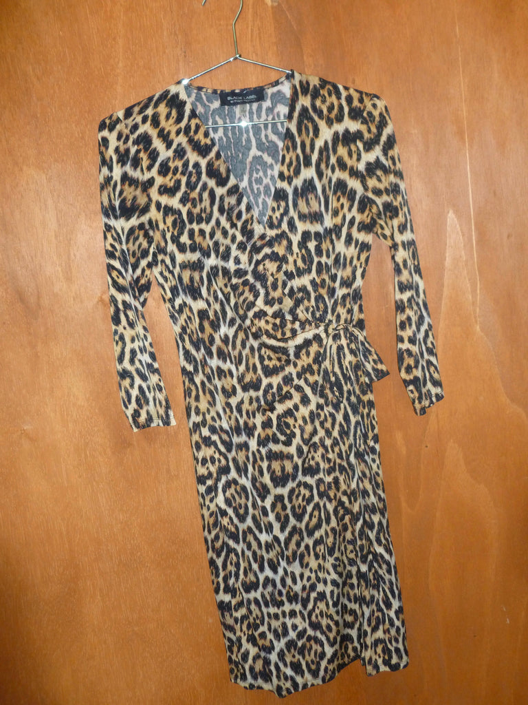 Leopard Faux Wrap Dress (4)