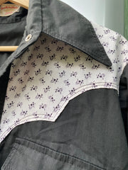 Vintage 70s Floral Pearl Snap Shirt (M/L)