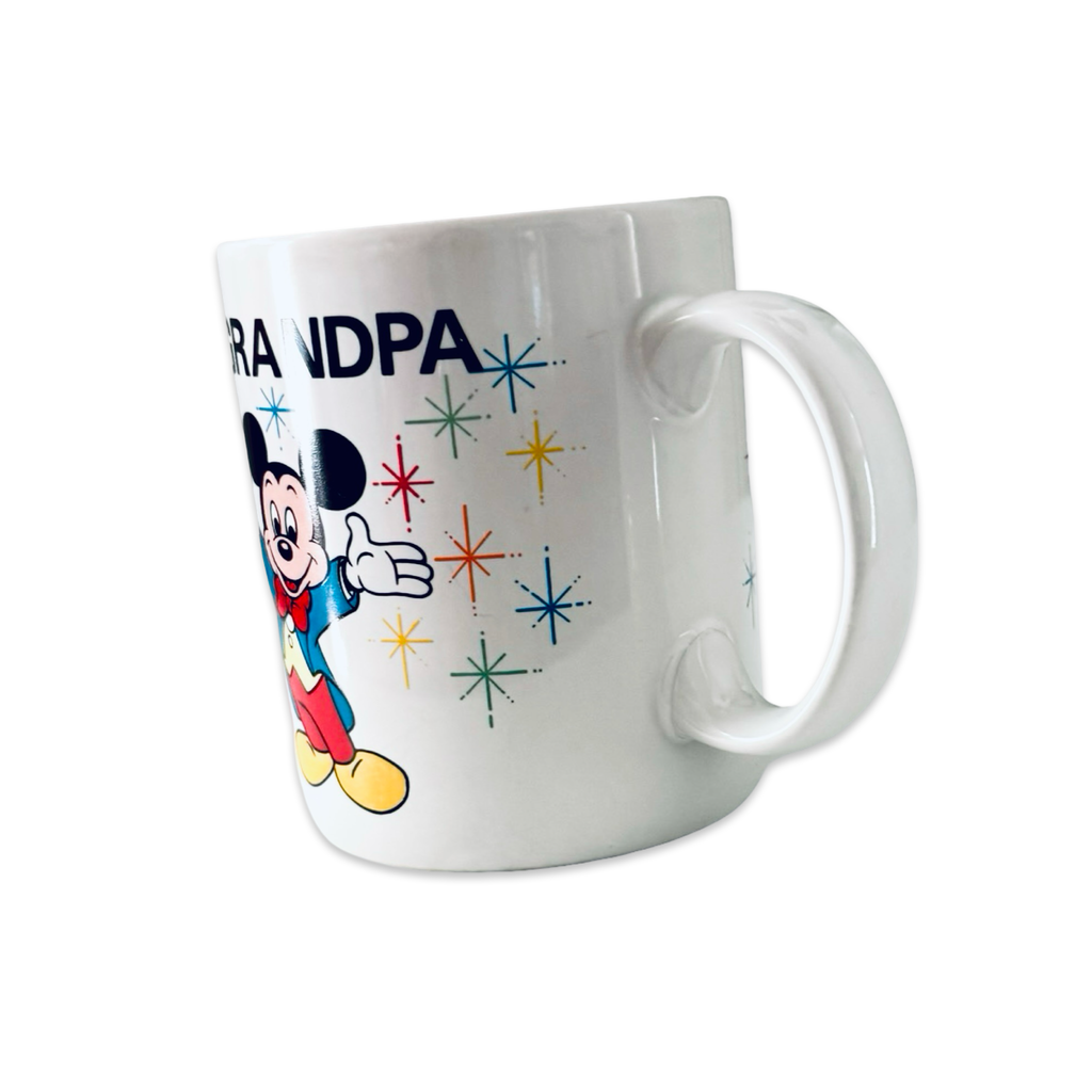 Vintage 90s I ❤️ Grandpa Mickey Mouse Mug