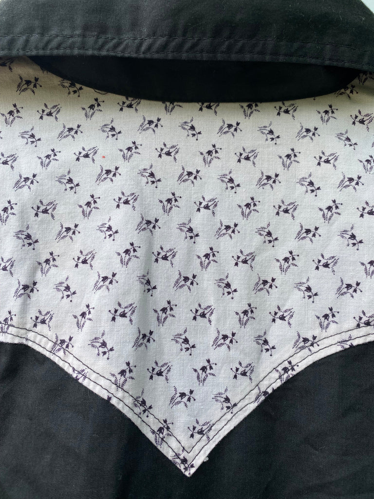 Vintage 70s Floral Pearl Snap Shirt (M/L)