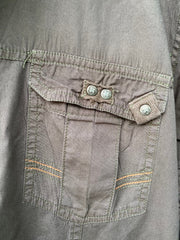 Vintage Y2K Code 7 Button Down (M/L)