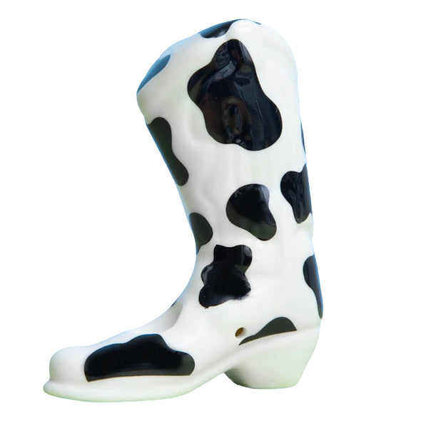 Canna Style Printed Cowboy Boot Pipe