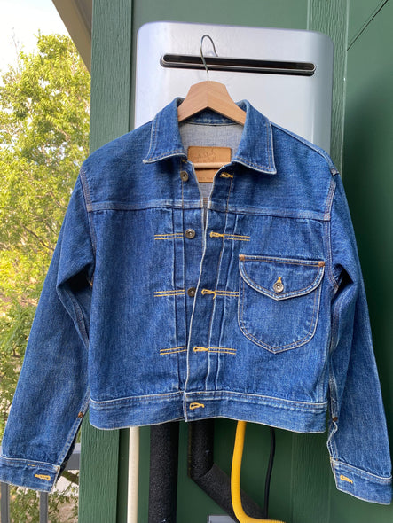 Vintage 90s Evisu Type-1 Japanese Selvedge Jacket (S)