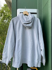 Vintage Y2K Brandeis Reverse Weave Hoodie (XL)